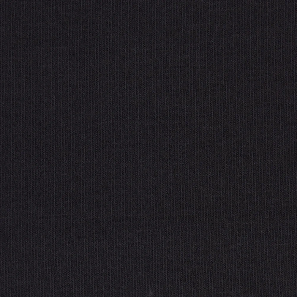 NWT SKIMS Cotton Jersey Long Sleeve Shirt tee top new black soot - Picture 3 of 6